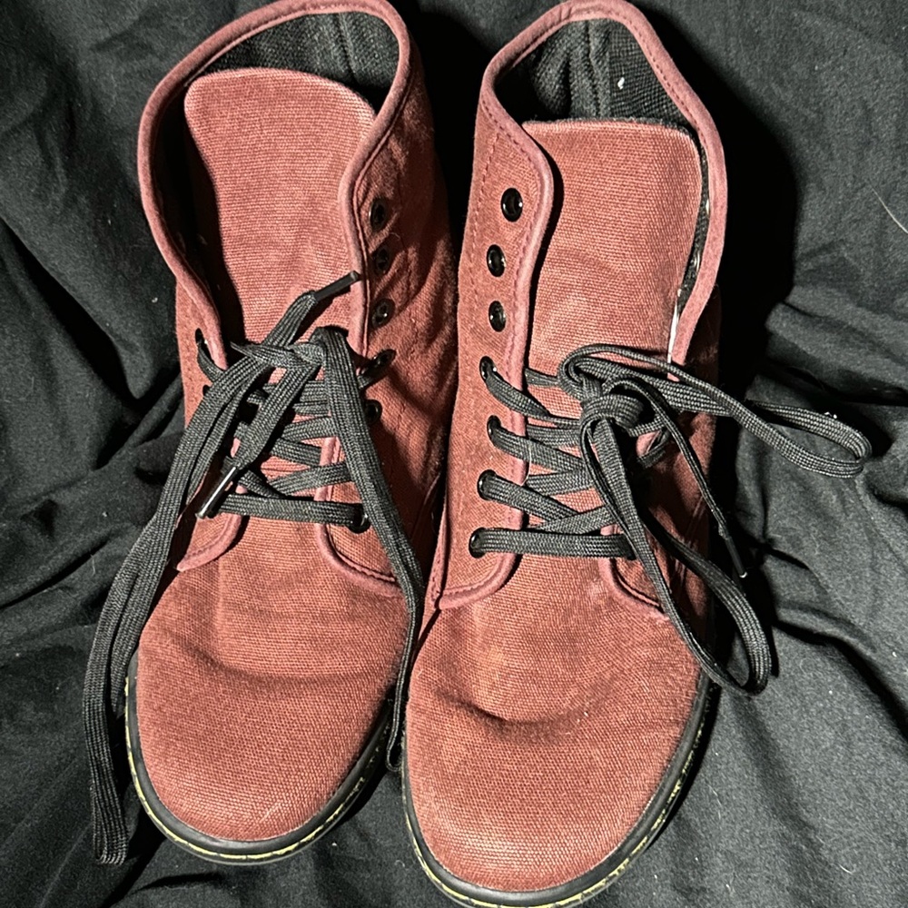 Burgundy Dr Martens ** open to reasonable offers**